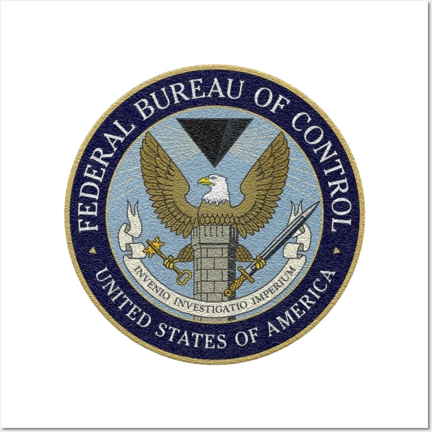 Federal Bureau of Control | Control Game Logo | Clean Logo Wall Art by OrionBlue